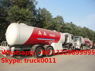 factory sale best price HOWO brand propane gas dispenser truck, 20cubic -25cubic lpg gas truck for refillin gas cylinder