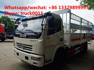 LHD/RHD stake van truck for transporting gas cylinders for sale, hot sale best price dongfeng gas canister van truck