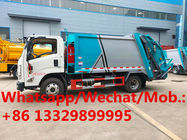 HOT SALE! JMC brand 4*2 LHD kaiyun brand 152hp Euro 6 diesel 7cbm garbage compactor truck, wastes collecting vehicle