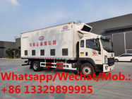 HOT SALE! SINO TRUK HOWO 4*2 LHD 5.6m length 220hp day old chick transported vehicle, poultry baby chick van truck