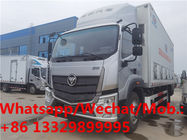 Customized FOTON AUMARK 4*2 LHD 240hp diesel 6.7m day old chick transported truck for sale， 60000 day old birds truck