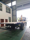 Factory sale lower price HOWO 4T recovery towing truck with crane boom, wrecker towing truck with telescopic crane